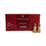 Balas Fiocchi Subsonica 9mm (158gr FMJ)